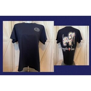 NEW NWT Puppy Puppie Love Adult Navy Blue Crab Beer T-Shirt L Large